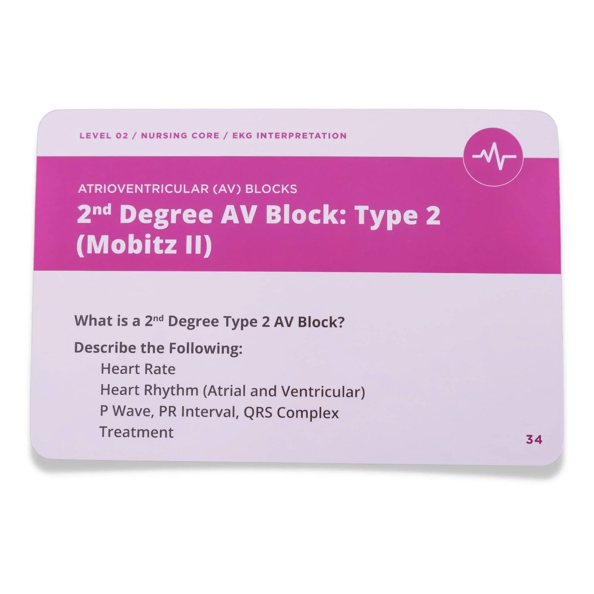 EKG Interpretation - Nursing Flashcards - Image 5