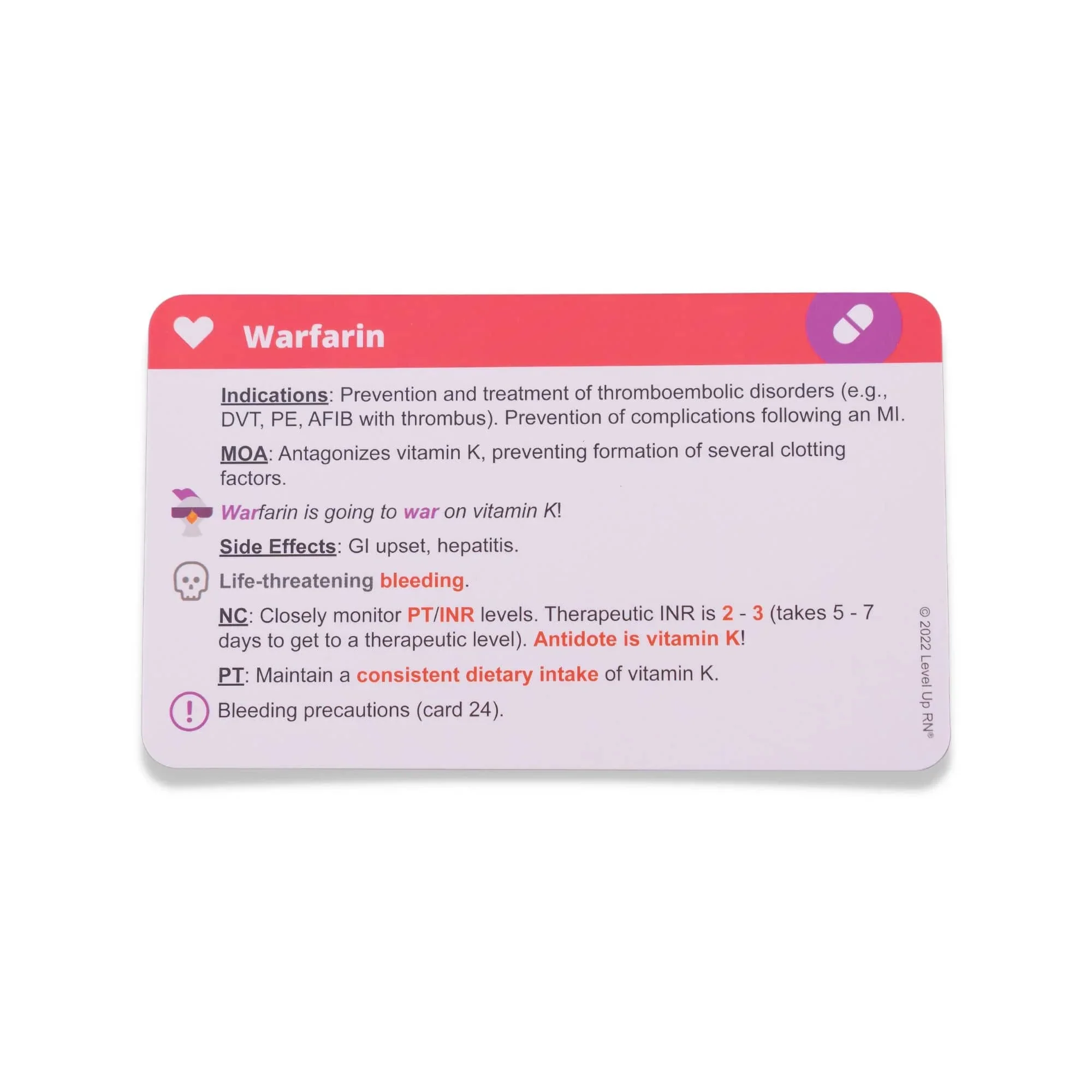 Pharmacology - Nursing Flashcards - Image 8